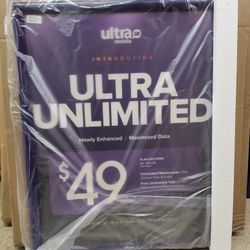 Ultra Mobile Light Up LED Neon Window Sign Snap wall Frame (30" x 24") Display 