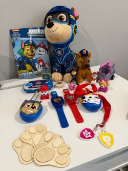 ALL 10 $ PAW Patrol Toy Lot – Plush, Figures, Watches & Accessories