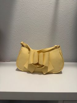 Yellow Bow Shoulder Bag