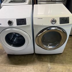 Set Of Washer And Electric Dryer Samsung Everything Working Perfect Condition 👌 