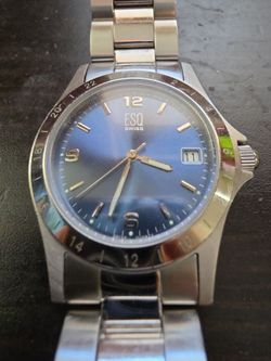 Swiss Made Watch Blue Dial