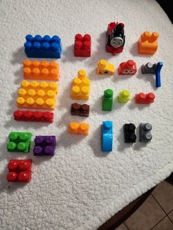 35 piezas de mega bloks fistula builders piezas coloridas para niños