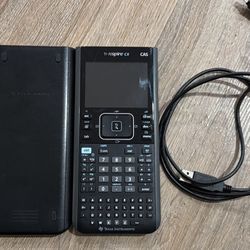 Texas Instruments TI-Nspire CX CAS graphing calculator With Charging Cable 
