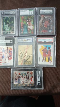 Michael Jordan graded card lot