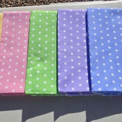 Polka Dot Fabrics - 5 One Yard Cuts
