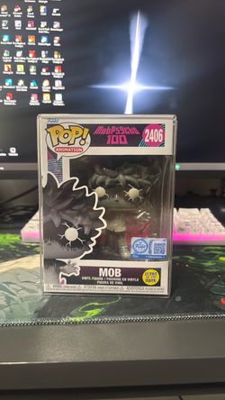 Funko Pop Mob Psycho 100 Mob #2406 Glow in the Dark