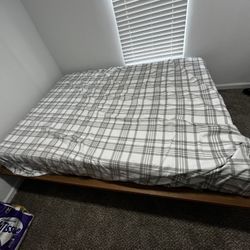 Queen Size Mattress And Bed Frame 