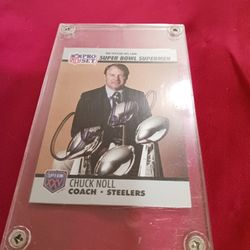 Chuck Noll Autograph 