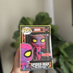 Spider-man Black Light Funko Pop