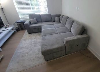 New X-Large sleeper sectional couch / free delivery