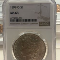 1899 O MORGAN! MS 63