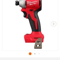 Milwaukee Impact M18 18V Lithium-Ion Compact Brushless Cordless 1/4 in. Impact Driver