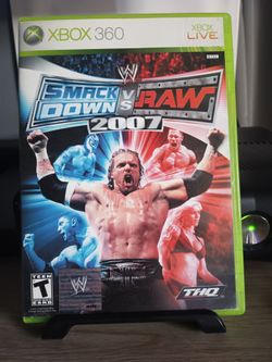 WWE Smackdown vs Raw 2007 Xbox 360