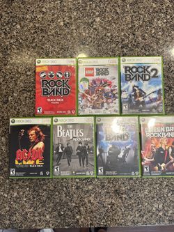 Xbox 360 Rock Band 7-Game Bundle – Ultimate Rhythm Party Collection!