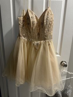 Gold Juniors Dress 