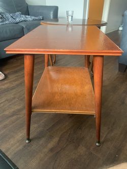 Multilevel Mahogany Table