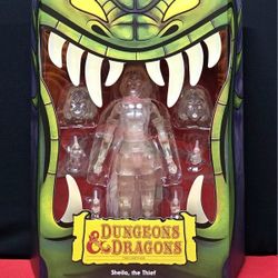 🐉Dungeons & Dragons ULTIMATES! Sheila the Thief (Invisible) SDCC 2024 Exclusive Action Figure by Super7.