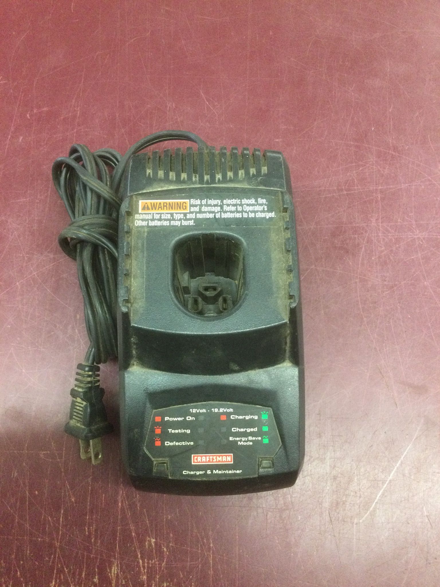 CRAFTSMAN 12V 14.4V 18V 19.2V Ni-Cd BATTERY CHARGER