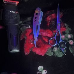 Clipper With Shears And Guards 