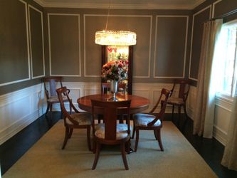 Ethan Allen Medallion Collection 46” Round Cherry Table