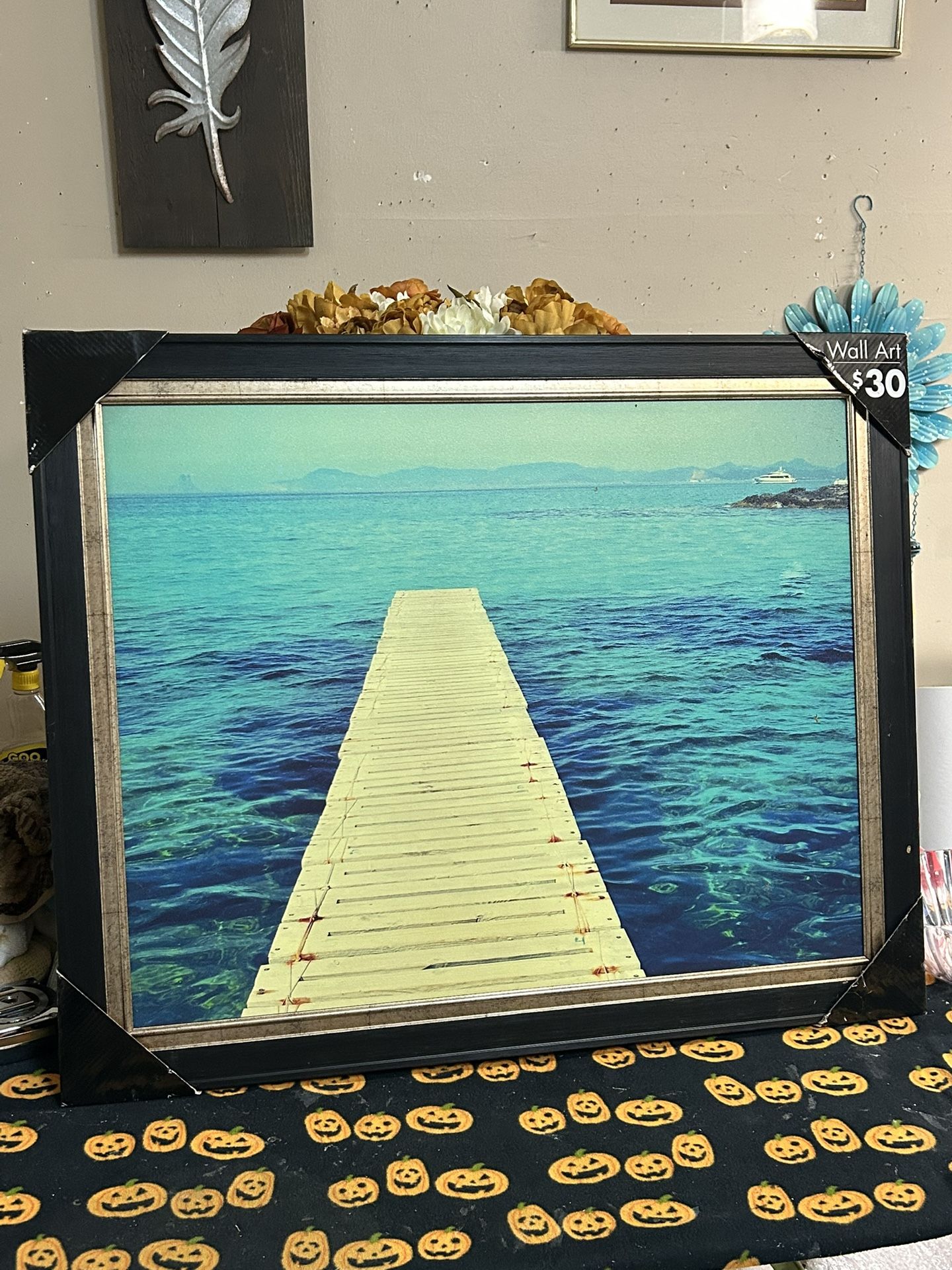Beautiful Ocean Picture 27x32 NEW