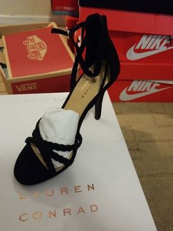 Lauren Conrad Pie Crust Braided High Heels