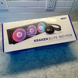 NZXT Kraken Elite 360 RGB 2024 - AIO CPU Liquid Cooler - Factory Sealed 