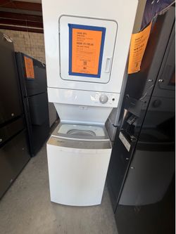 New whirlpool washer and dryer 24” wide apartment size laundry center