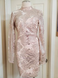 Rose gold dress