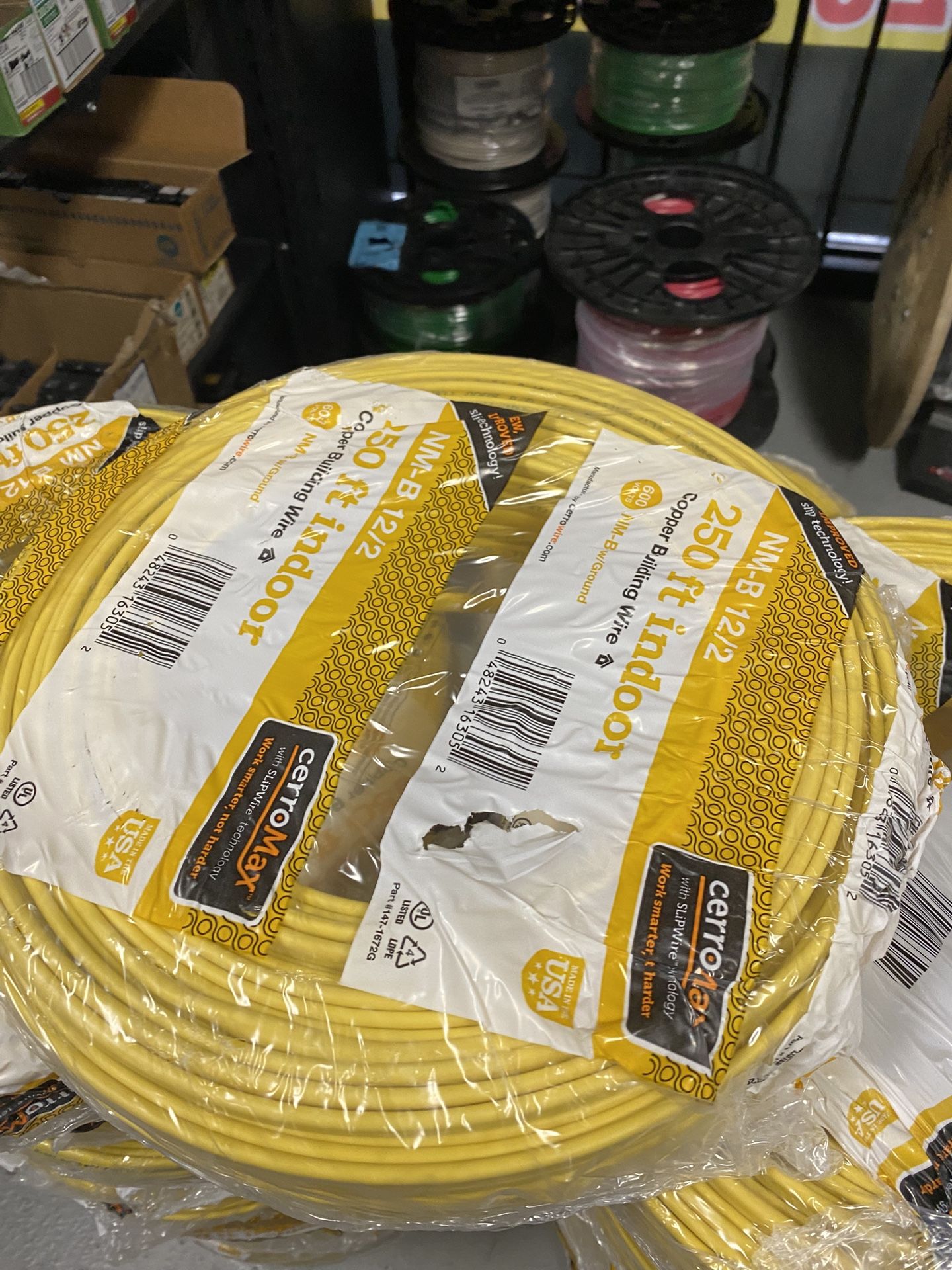 12/2 250ft Indoor Wire Romex