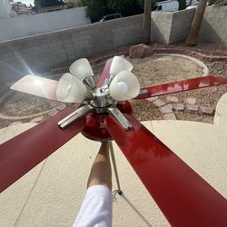 used Red fan for sale