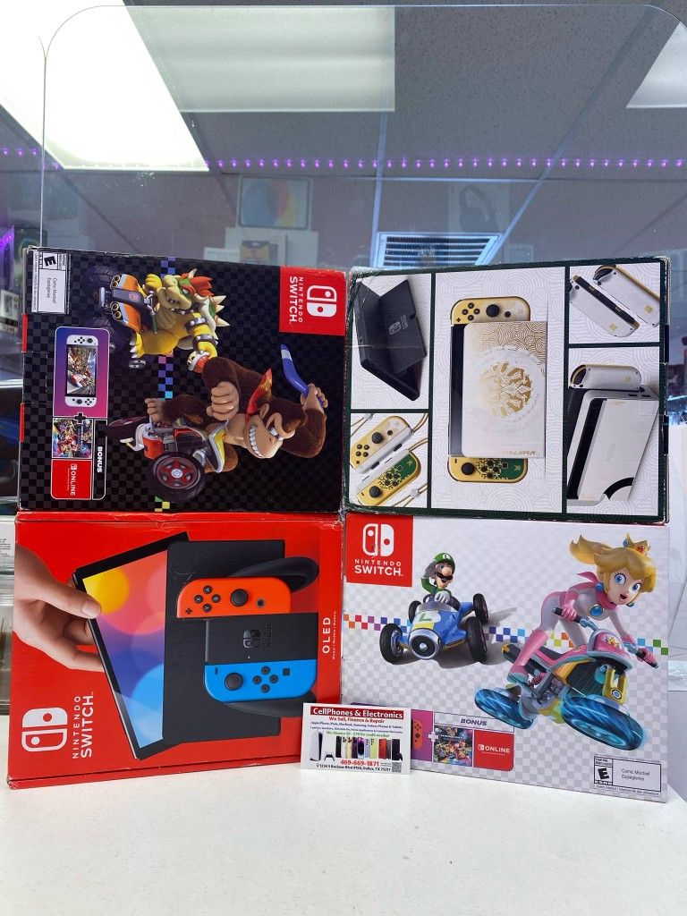 ALL KIND OF NINTENDO SWITCH BRAND NEW ON PAYMENTS WITH ONLY $50 DOWN