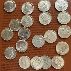 1964 Kennedy Half Dollars AU/BU