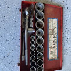 21 piece 3/4 drive set