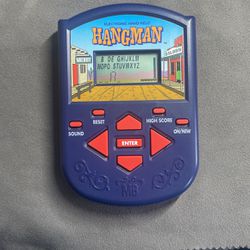 Milton Bradley  Hangman Electronic Handheld Game 1995 Tested Works