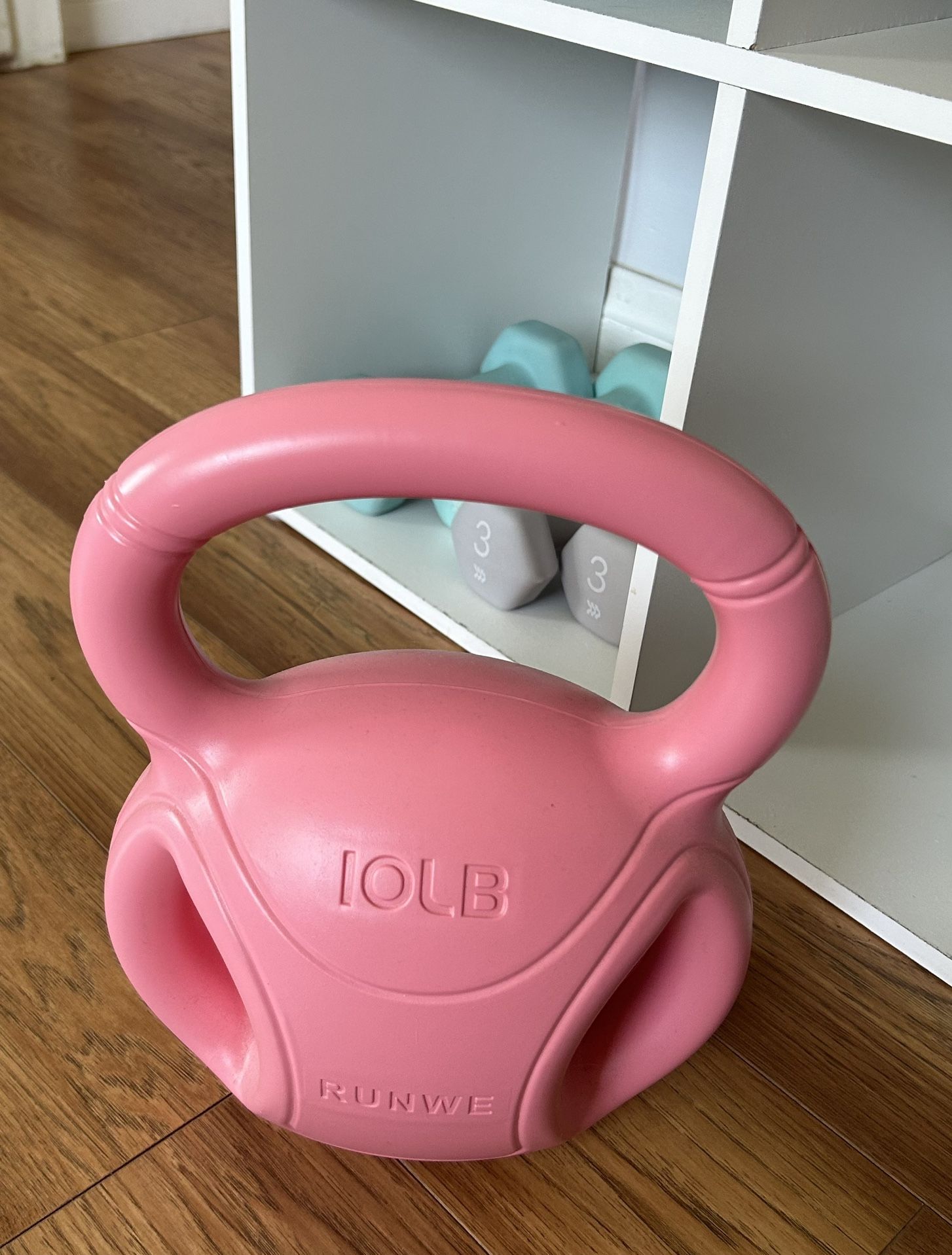 RUNWE Three Handles Kettlebells Weight - 10 LB