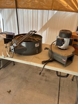 Central Machinery dust collector for the shop