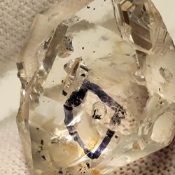 26.40ctw Rare Herkimer Diamond with Moving Carbon Enhydro + Rainbows 🌈 