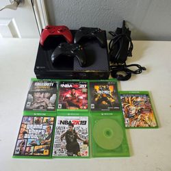 Xbox One Console Bundle w/ 3 Controllers + 6 Games – GTA V, COD, Dragon Ball