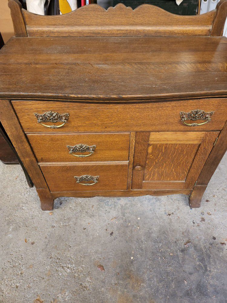 Antique old  Oak dresser