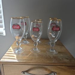 Stella Artois Beer Wine Glasses 