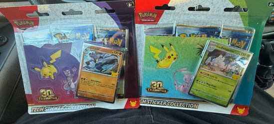 Pokemon 30th Celebration Tech Sticker Collection