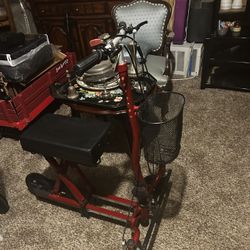 Knee Walker - Medline WEIL 2nd Generation Knee Walker / Knee Scooter With Storage 