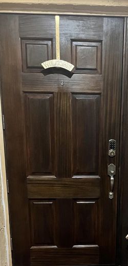 Puerta De Madera Sólida