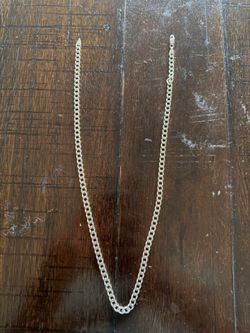 6.5mm sterling silver Cuban link chain