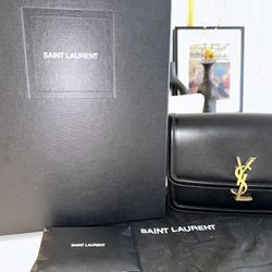 Saint Laurent Solferino Medium Satchel In Box