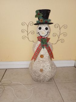 Christmas snowman decoration