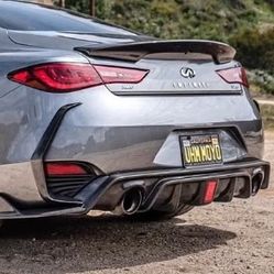 Infiniti Q60 Carbon Fiber Rear Canards