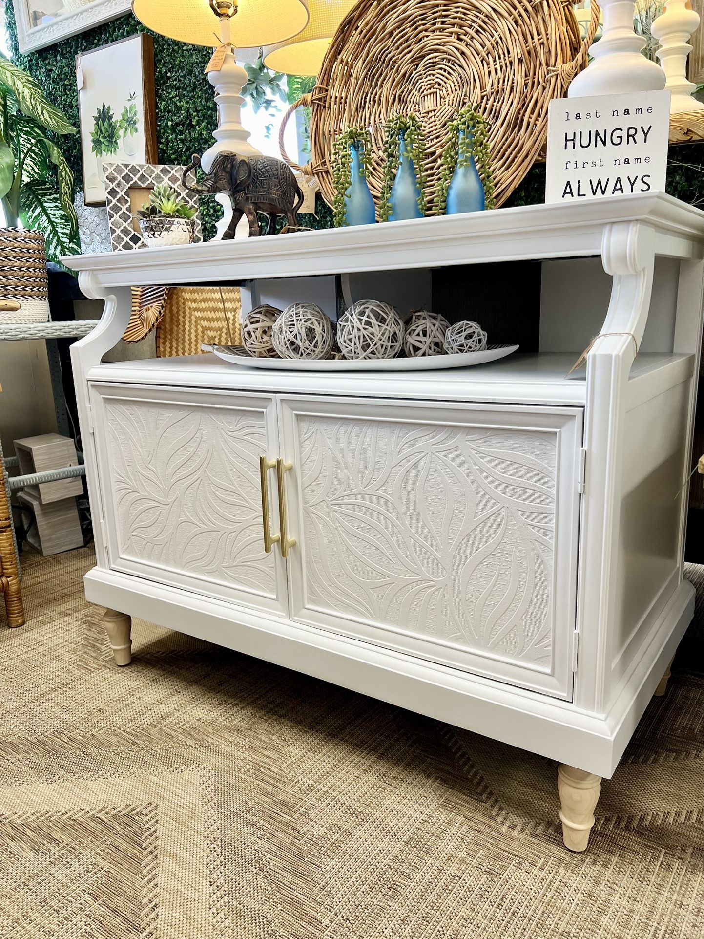 “Bombay” Bohemian Coastal Cabinet