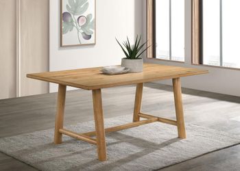 Sale... Sale... 7 Pc Natural rustic Dining set... While supplies last!!